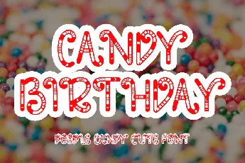 Candy Birthday font