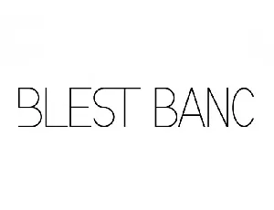 Blest Banc font