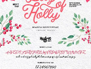 Lily Of Holly Calligraphy font