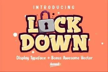 Lockdown Display font