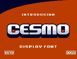 Cesmo font