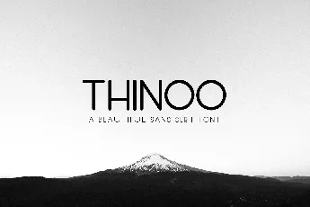 Thinoo font