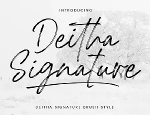 Deitha font