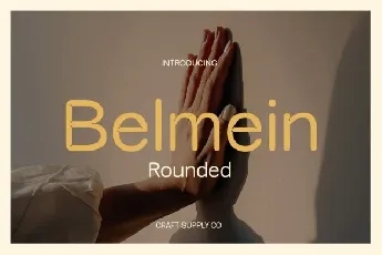 Belmein Rounded font