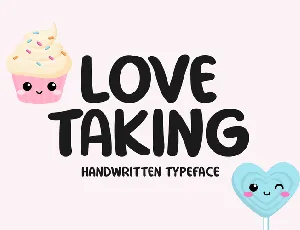 Love Taking font