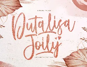 Dutalisa Joily font