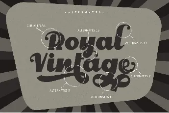 Royal Vintage font