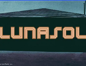 Lunasol font