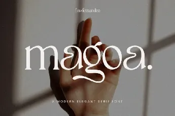 Magoa Typeface font