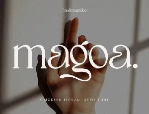 Magoa Typeface font