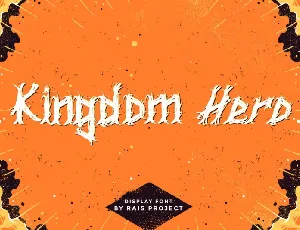 Kingdom Hero font