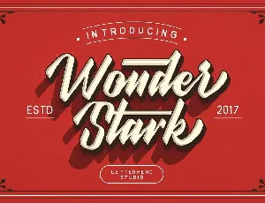 Wonder Stark Typeface font