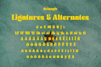 Octangle DEMO font