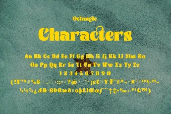 Octangle DEMO font