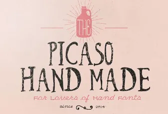 Picaso Hand Made Free font