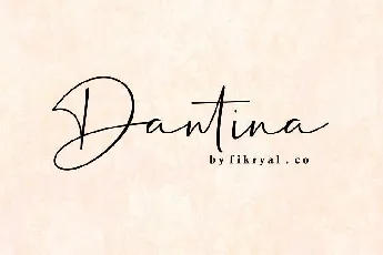 Dantina Handwritten font