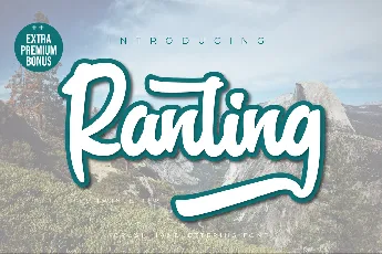 Ranting font