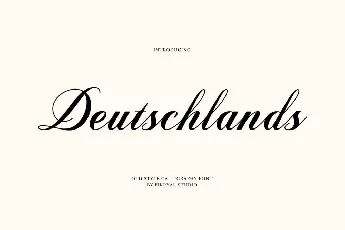 Deutschlands font