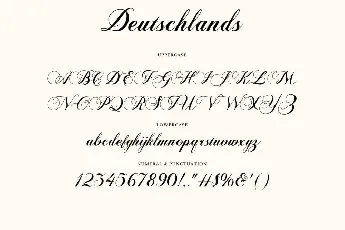 Deutschlands font