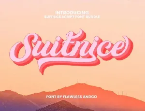 Suitnice font