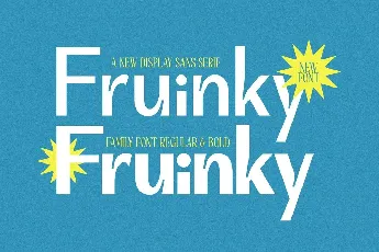 Fruinky font