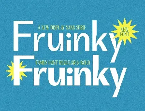 Fruinky font