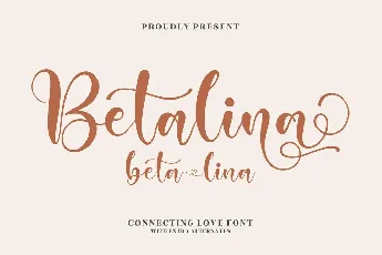 Betalina font