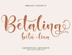 Betalina font