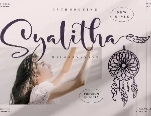 Syalitha font