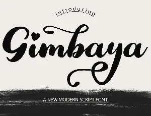 Gimbaya font