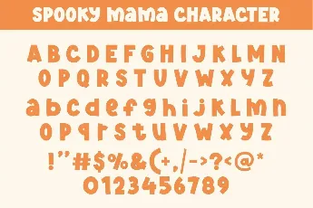 Spooky Mama font