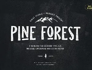 Pine Forest font