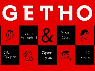 Getho Semi Sans Free font