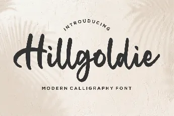 Hillgoldie font