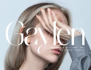 Gaylen font