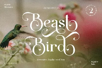 Beast Bird font