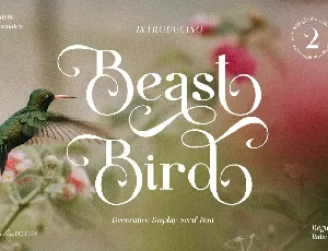 Beast Bird font