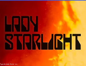Lady Starlight font
