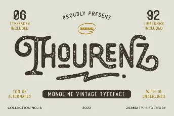 Thourenz font