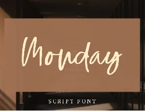 Monday font