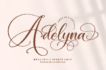 Adelyna font