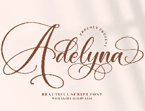 Adelyna font