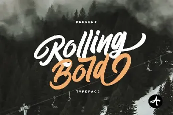 Rolling Bold Script font