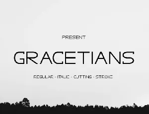 Gracetians Typeface font