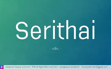 Serithai font