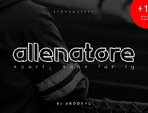 Allenatore Family font