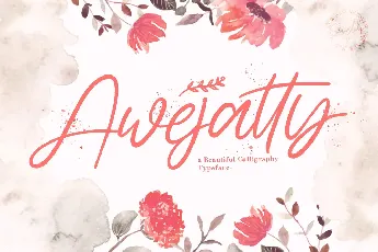 Awejatty font