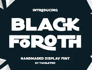 Black Foroth font