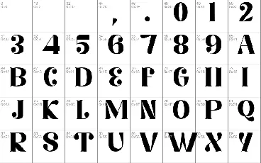 Merdian font