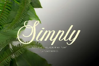 Simply font